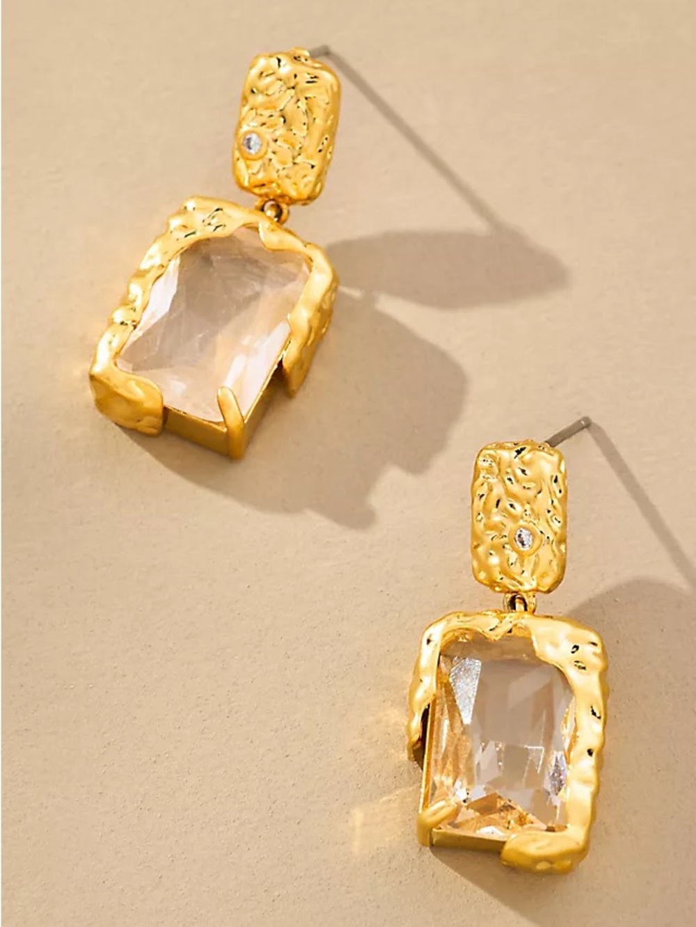 Anthropologie stone earrings